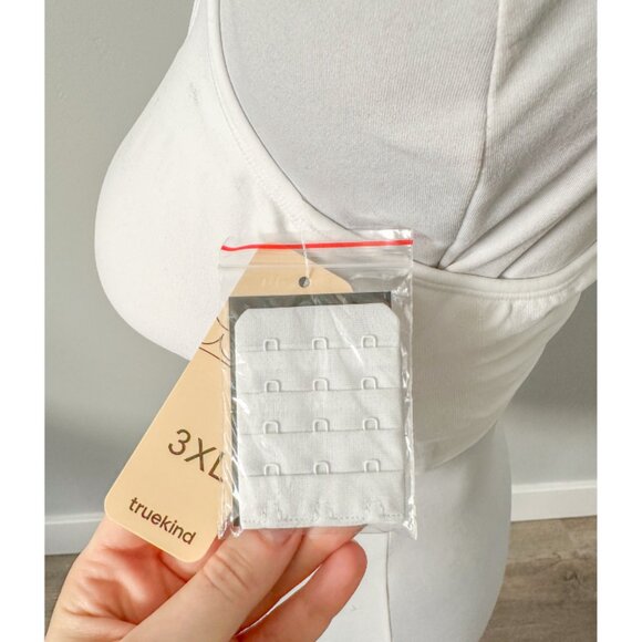 Truekind Daily Comfort Wirefree Bra - NWT! in White - Size 3X - Picture 5 of 6